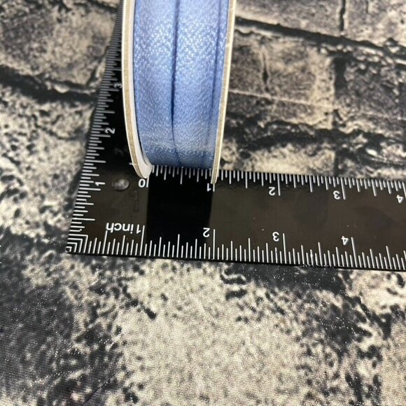 Stampin' Up BOHO BLUE 161631 Textured Ribbon 3/8" Appx 10 Yards - Picture 2 of 6